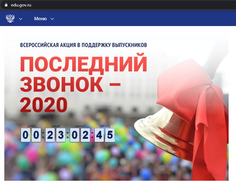 Последний звонок пройдет онлайн 25 мая для всех школьников страны