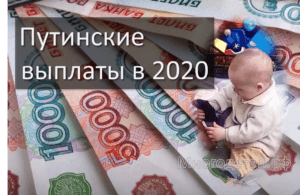 Путинские выплаты в 2020
