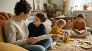 Родитель проводит отдельное время с каждым ребенком