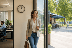 Обеденный перерыв на работе